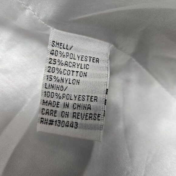 Patty Kim Textured Tweed Style Jacket With Front Pockets 3/4 Flared Sleeves Sati - Picture 5 of 8